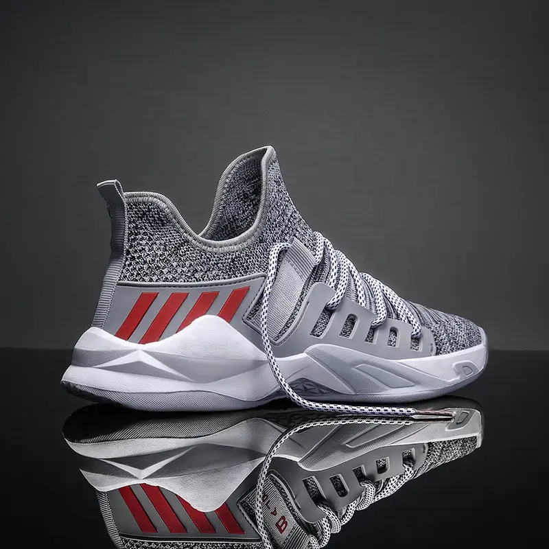 New Designer Hot Sale OEM Basketball Shoes Box EVA MD Rubber Top Level Top Grade Knit Custom Shoes Men Casual Sneaker