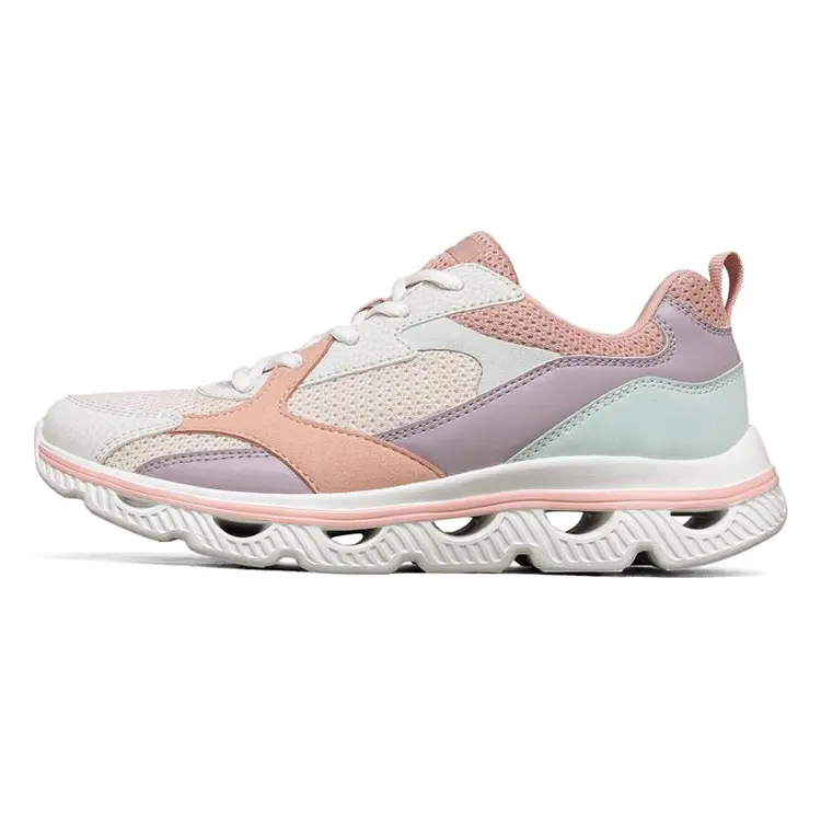 Wholesale New Design Custom Brand Fashion Breathable Mesh Upper Women Sports Shoes Sneakers Men