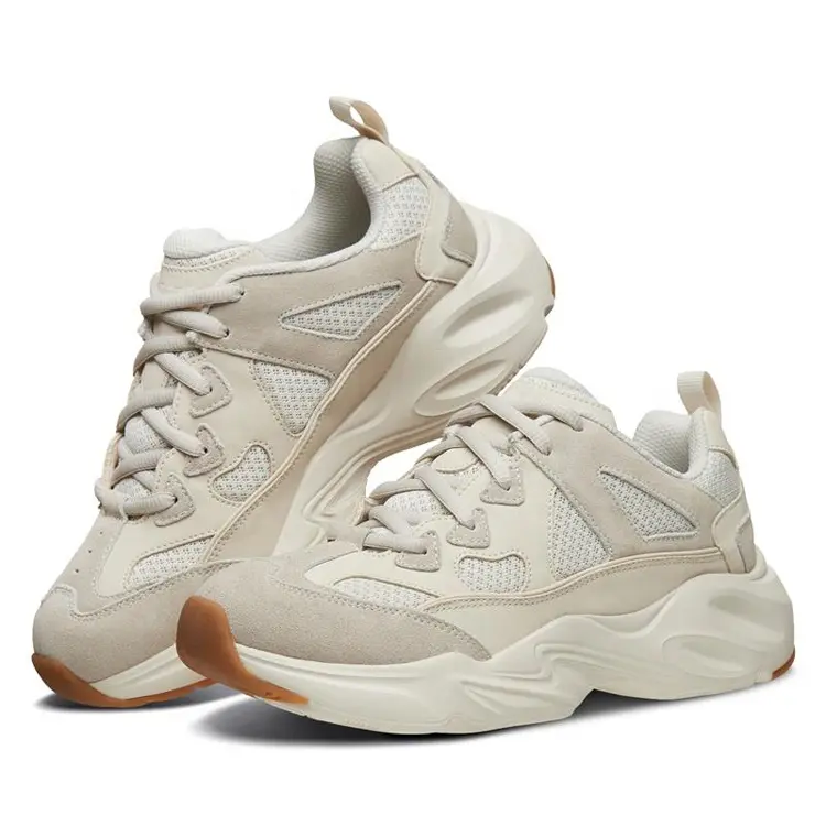 China Customized Brand Lace-Up Sneakers Women Fashion Casual Comfortable Running Men Sport Shoes