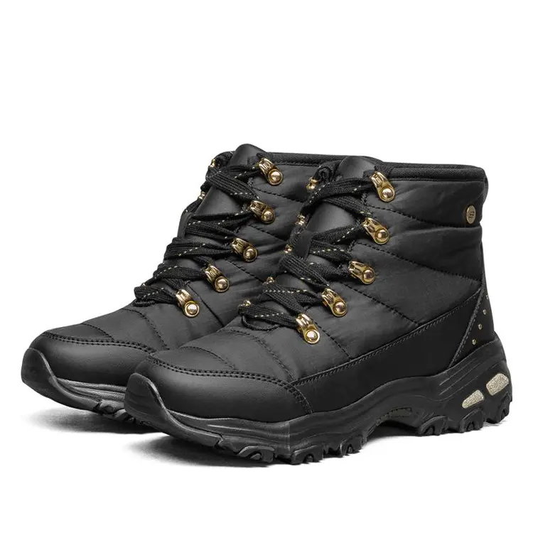 China Hot Sale New Fashion Outdoor Comfortable Anti-slip Botas Women Men Winter Warm Snow Boots