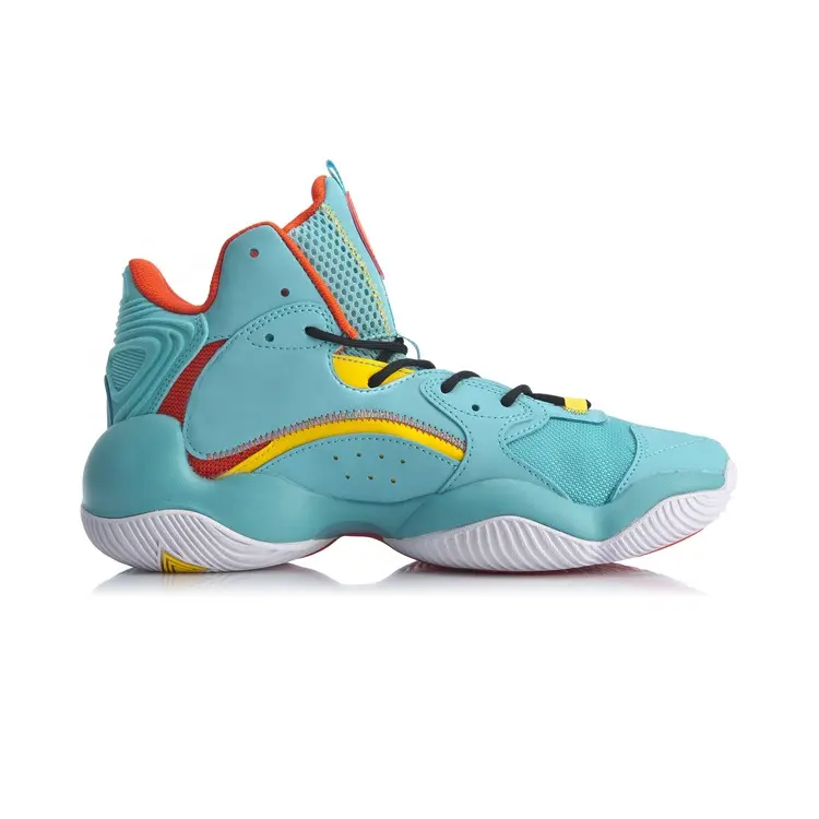 China OEM No Brand Name High Upper Basketball Shoes Power Sport Basketball Shoes Men