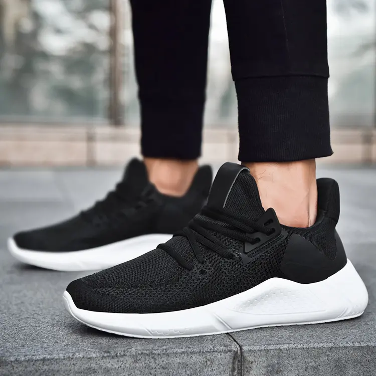 Custom Footwear Simple Styles Outdoor Comfortable Soft Walking Mens Shoes Casual Sport Running