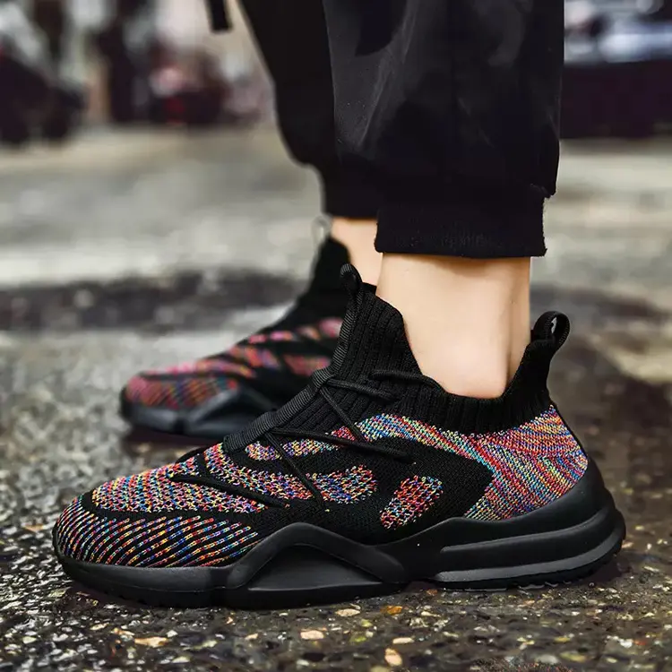 Fujian Supplier New Design Fashion Sneaker Low Price Comfortable Sport Shoes Running Man