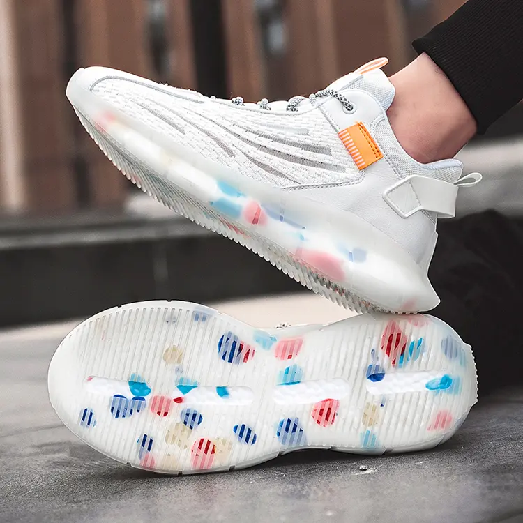 Wholesale Custom Brand Popular Fashion Comfortable Breathable Shoes Running Men Sport