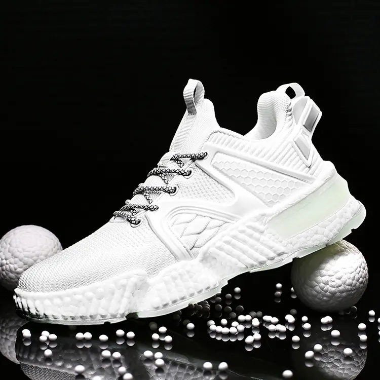Customized Brand Anti-Slip Soft Comfy Zapatillas Sneakers Women Breathable Running Shoes Men New Modal